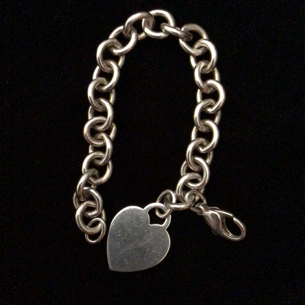 Tiffany & Co. Silver Heart Bracelet - Picture 2 of 6